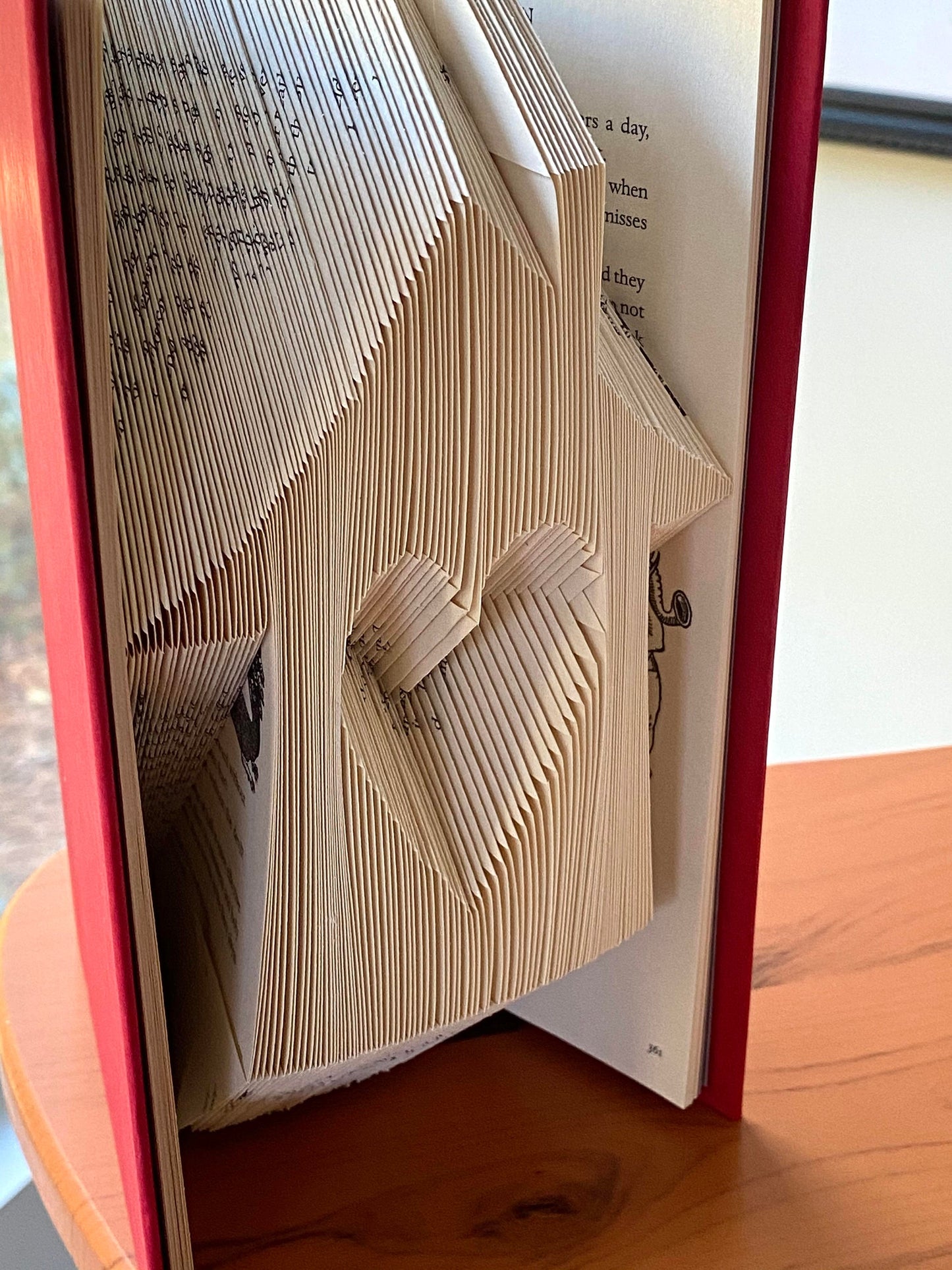 Love House Book Folding Pattern and How to Book Fold Instructions -Download and print!