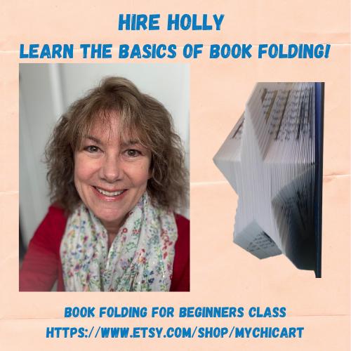 Folded Book Art Tutorial for Beginners - Learn How To Fold Books With Zoom Book Folding Class!