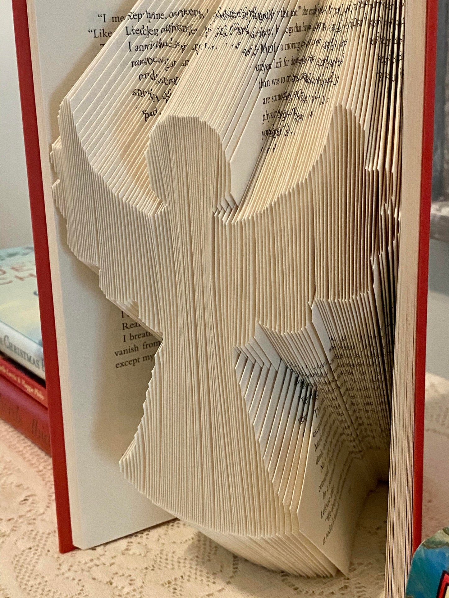 Spirit of Christmas Book Folding Patterns for Everyone on your list! Angel, Tree and Cross Downloadable with Instructions.