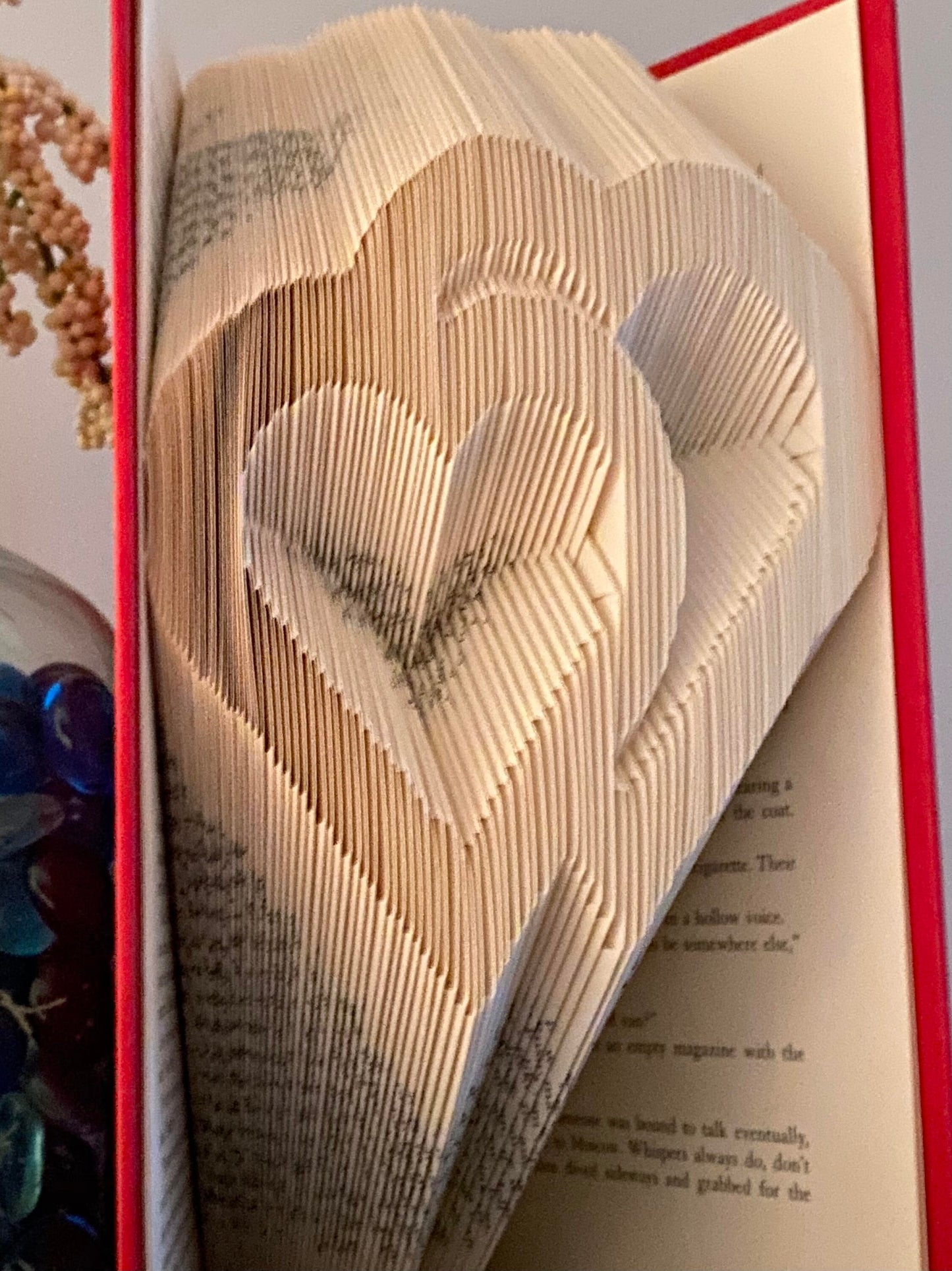 3 Heart Book Folding Patterns for Everyone on your list! 3 Downloadable Folded Book Art HEART Patterns & Instructions. Perfect for Beginners