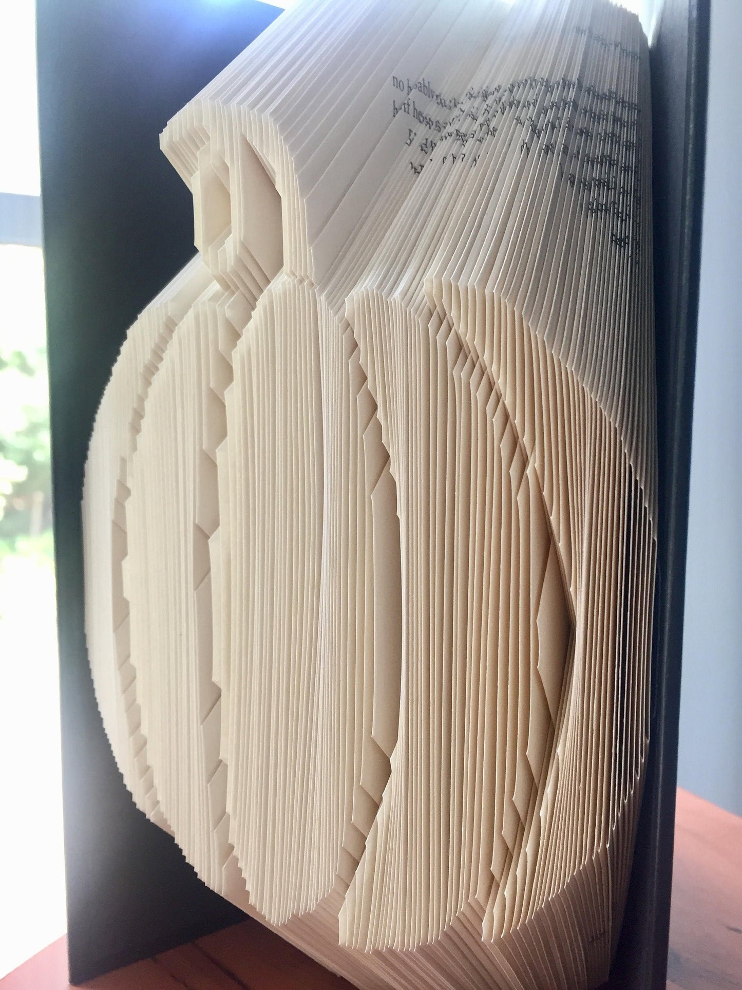 Pumpkin Book Folding Pattern and How to Book Fold Instructions - download and print!