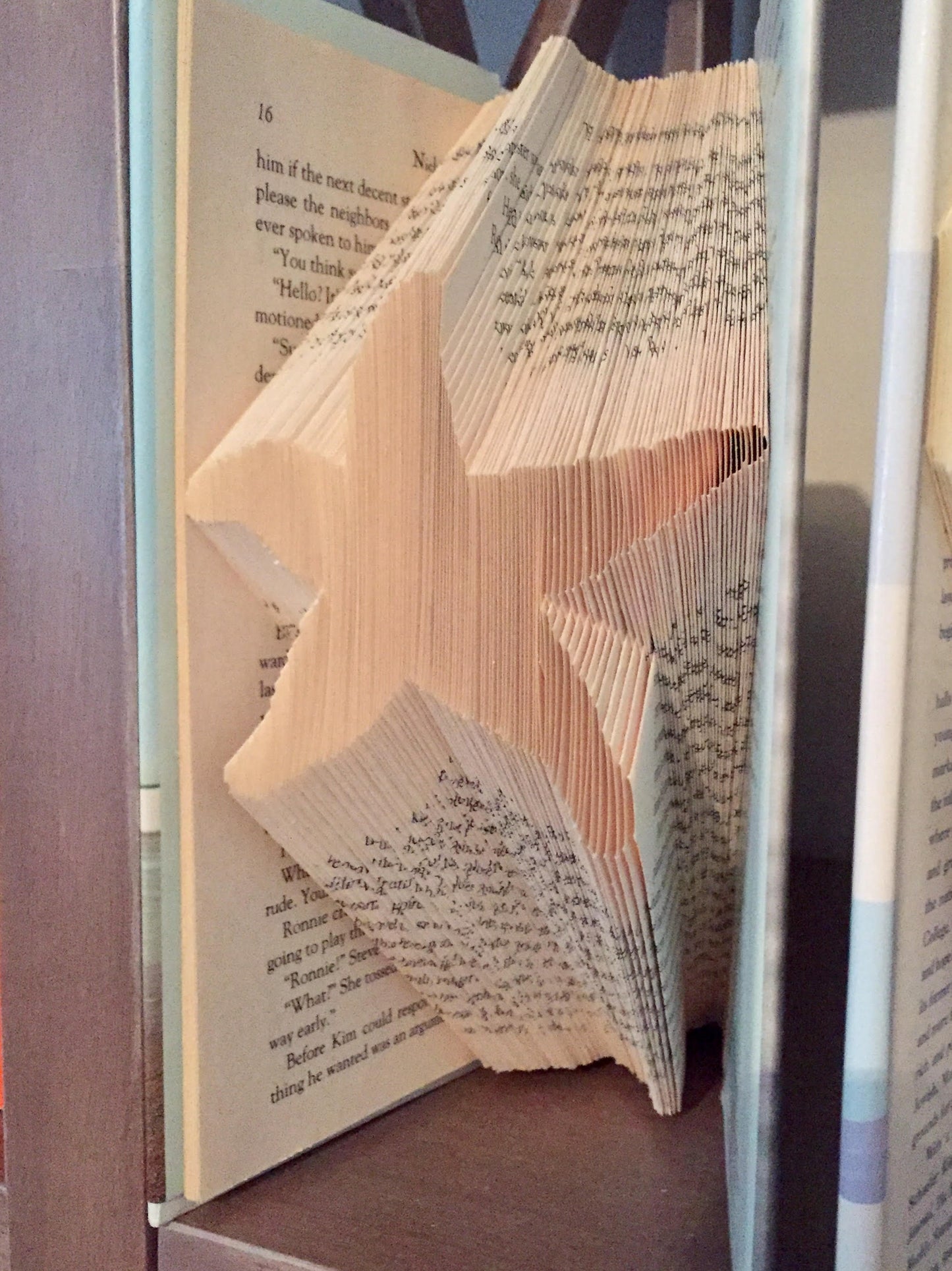 Starfish Book Folding Pattern and How to Book Fold Instructions - download and print