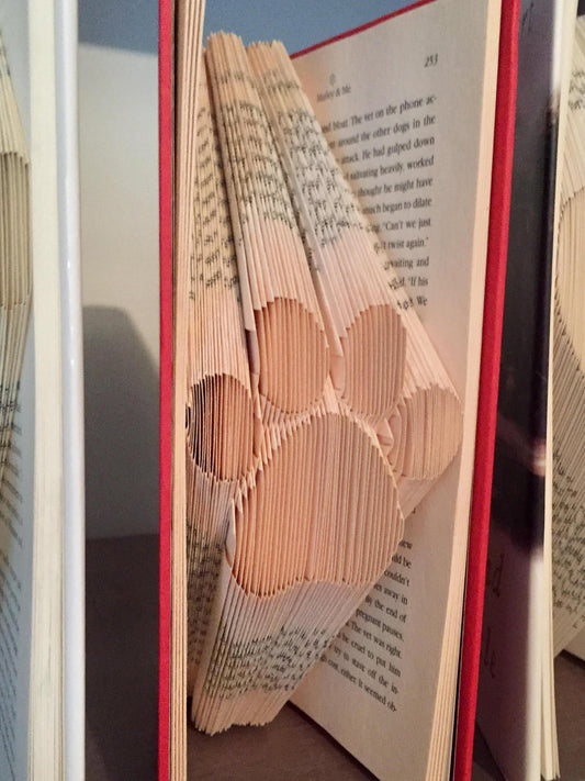 Paw Book Folding Pattern and How to Book Fold Instructions - Download and print!